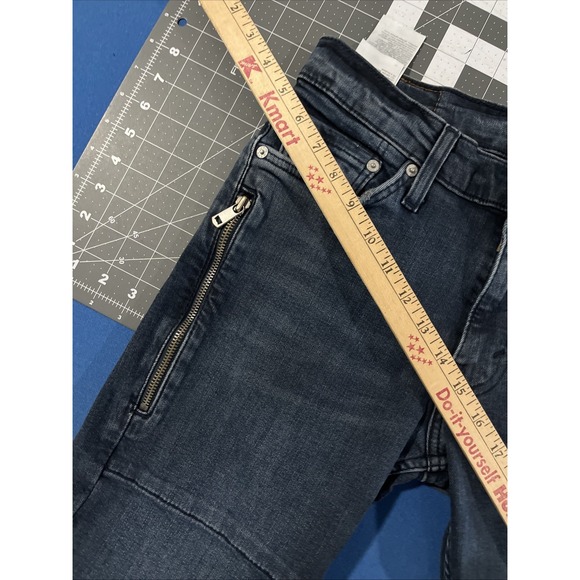 Levi's 511 Slim Fit Jeans Mens 30x30 Indigo Blue Fade Stretch Leg Zip Pocket - Picture 4 of 10